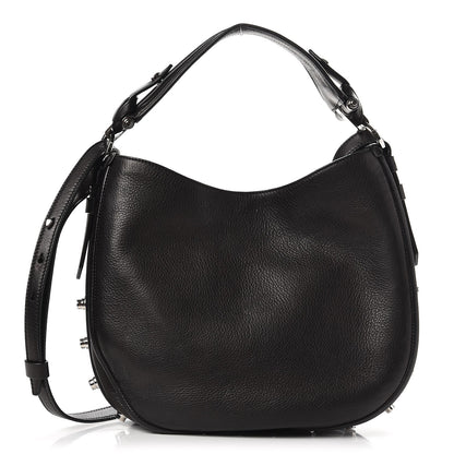Givenchy Calfskin Small Studded Obsedia Hobo Black 1 of 7