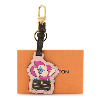 Louis Vuitton Monogram Calfskin Vivienne Funfair Bag Charm Key Holder 7 of 7