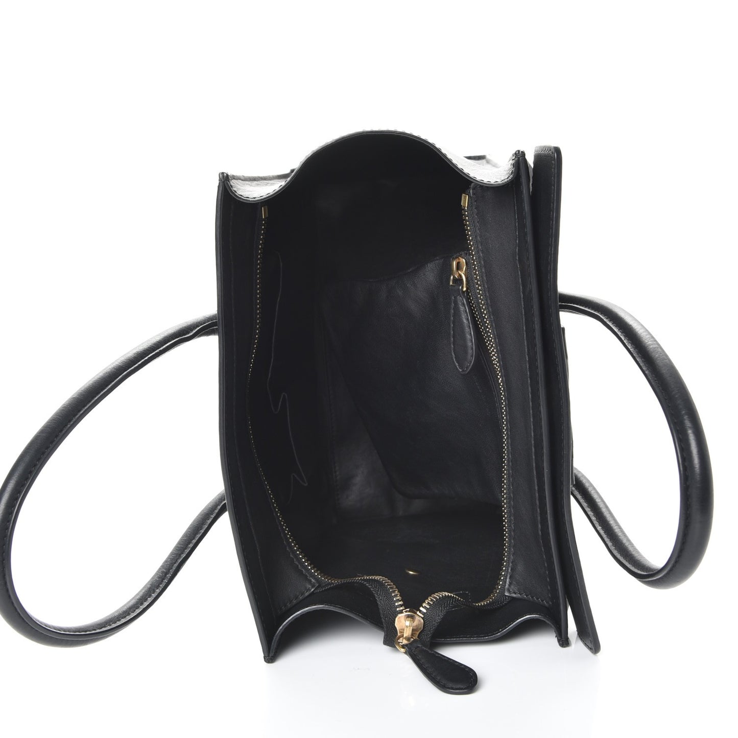 Smooth Calfskin Micro Luggage Black