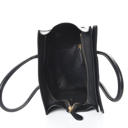 Celine Smooth Calfskin Micro Luggage Black 5 of 17