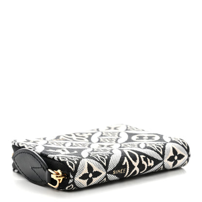 Louis Vuitton Jacquard Since 1854 Zippy Coin Purse Grey 4 of 7