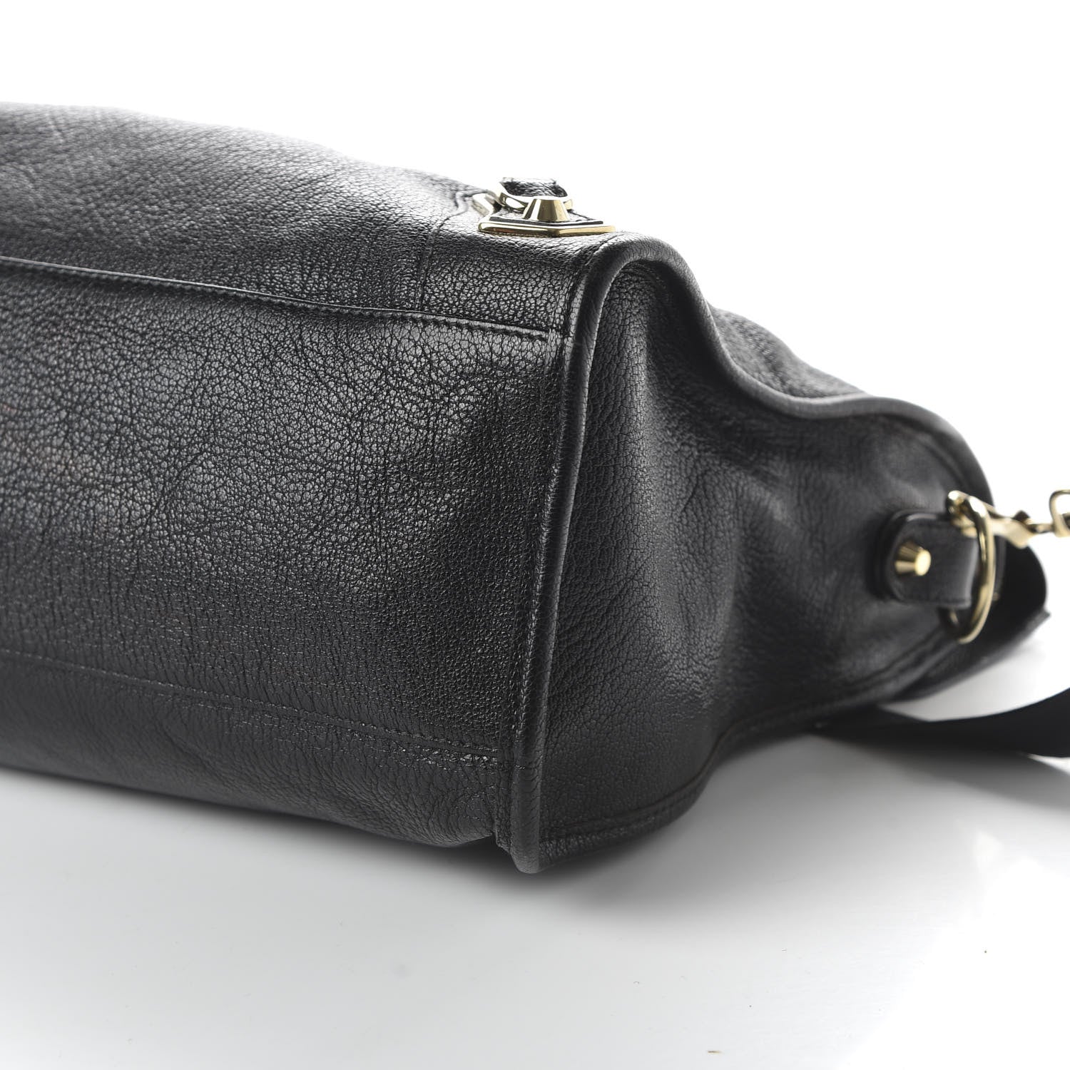 Balenciaga Chevre Gold Metallic Edge Hardware City Black 7 of 12