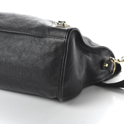 Balenciaga Chevre Gold Metallic Edge Hardware City Black 7 of 12
