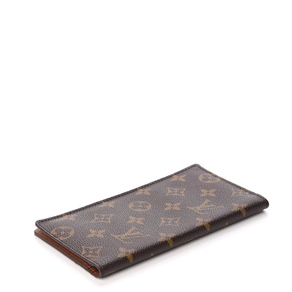 Louis Vuitton Monogram Porte Valeurs Checkbook Wallet 3 of 8