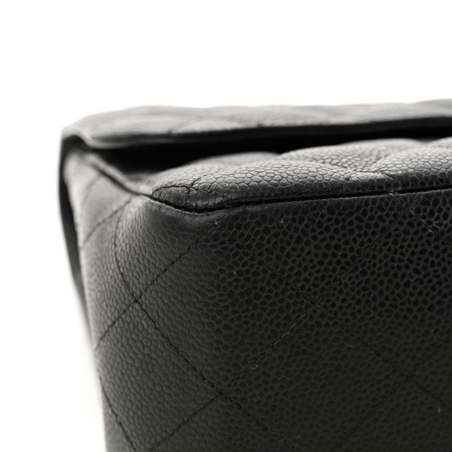 Chanel Caviar Quilted Jumbo Double Flap Black 17 of 17