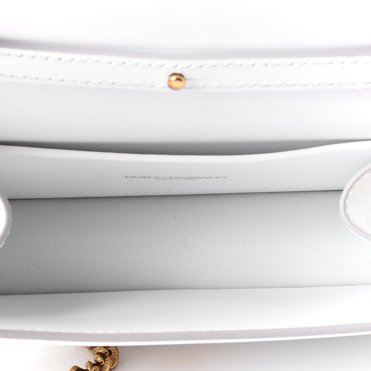 Smooth Calfskin Small Devotion Envelope Top Handle Bag White