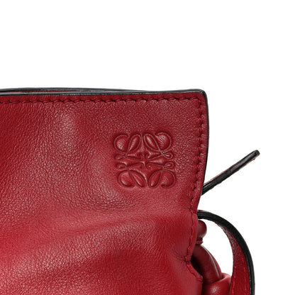 Loewe Calfskin Mini Flamenco Knot Bag Red 8 of 10