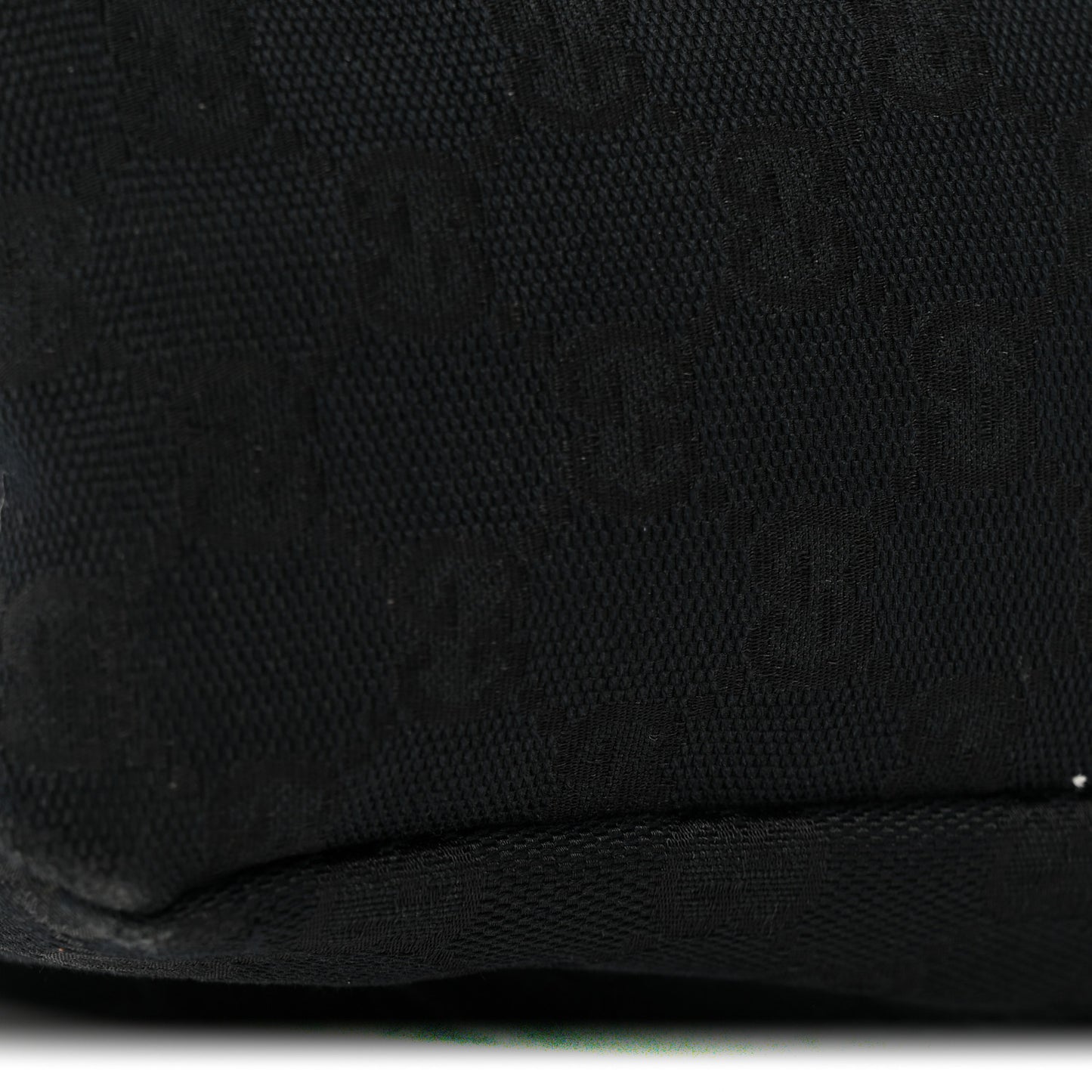 Monogram Medium Horsebit Chain Hobo Black