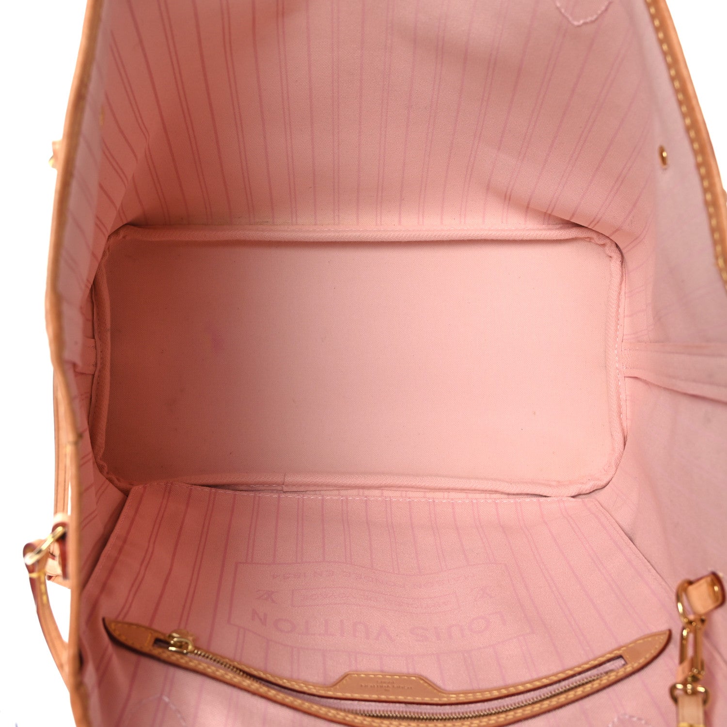Louis Vuitton Damier Azur Neo Neverfull MM Rose Ballerine 6 of 9