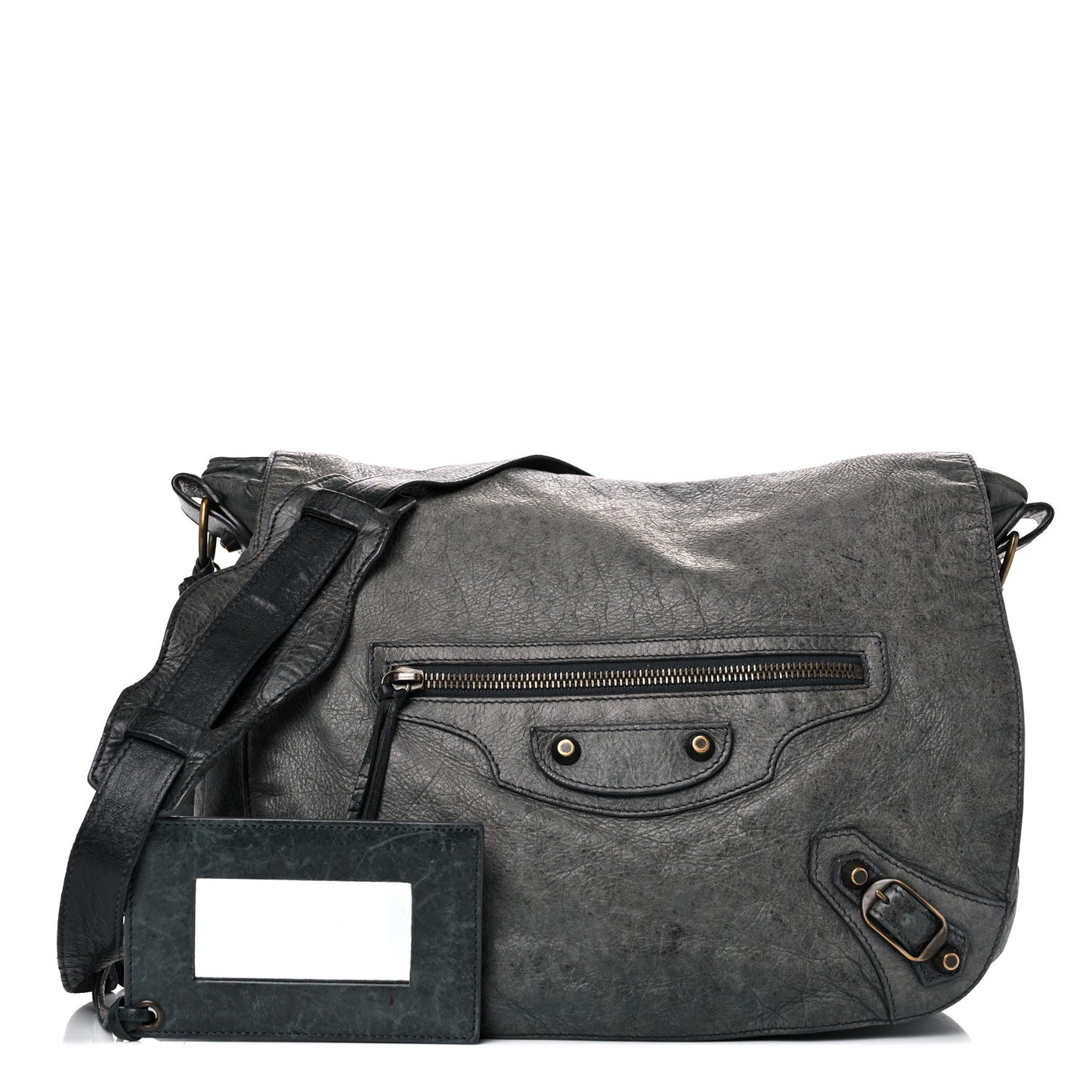 Agneau Classic Hardware Folk Messenger Anthracite