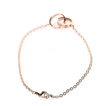 Cartier 18K Pink Gold Interlocking LOVE Bracelet 2 of 7