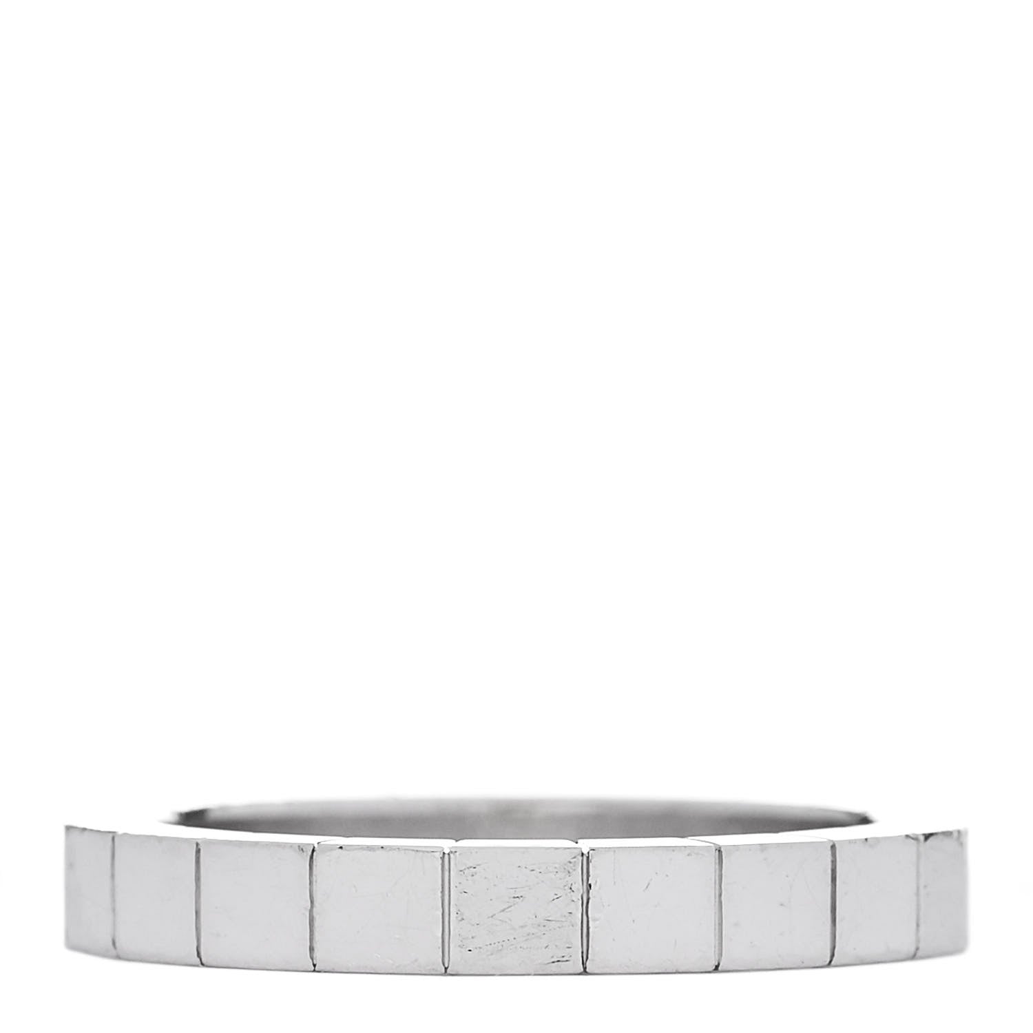 Cartier 18K White Gold Lanieres Ring 54 7 3 of 4
