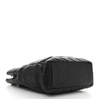 Chanel Caviar Quilted Petit Shopping Tote PST Black 4 of 13