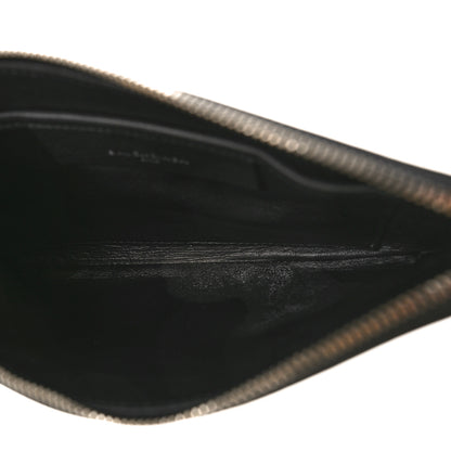 Balenciaga Calfskin Logo Medium Everyday Pouch Black 5 of 9