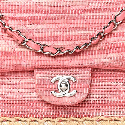 Chanel Tweed Single Flap Pink 8 of 15
