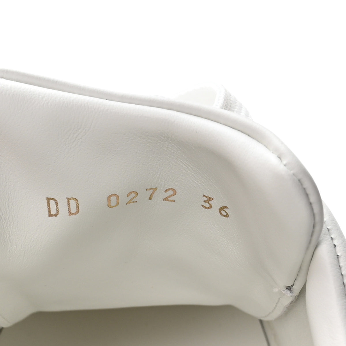 Calfskin Debossed Nylon Monogram Time Out Sneakers 36 White