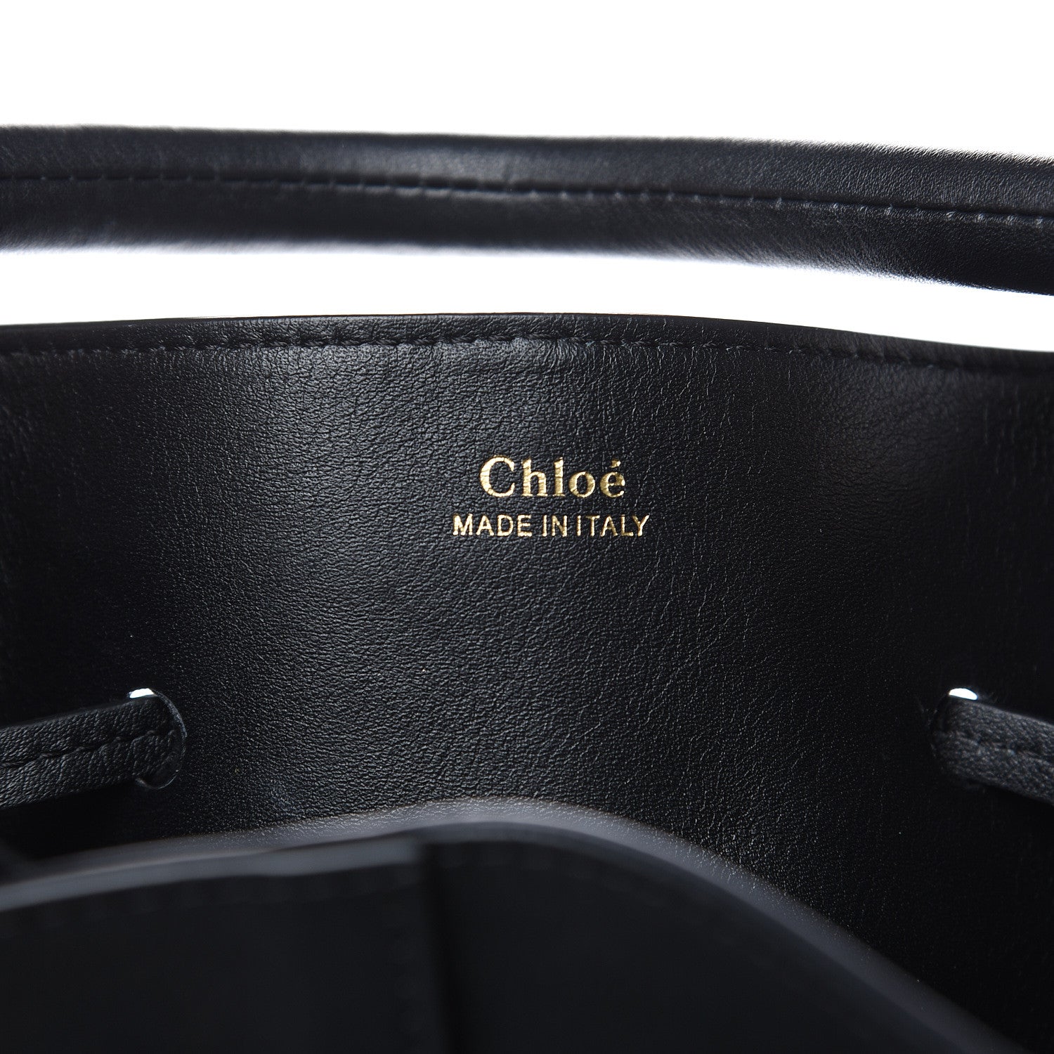 Chloe Calfskin Gala Medum Bucket Bag Black 7 of 11