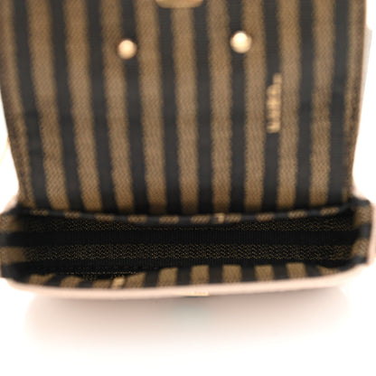 Fendi Canvas Vitello King FF Embroidered Nano Maxi Buckle Baguette Charm Nuvola 5 of 8