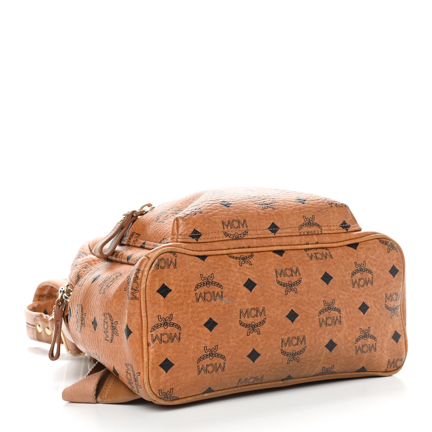 Visetos Small Sprinkle Stud Stark Backpack Cognac