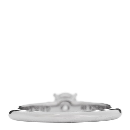 Cartier Platinum Diamond .32ct Solitaire Engagement Ring 48 4.5 4 of 7