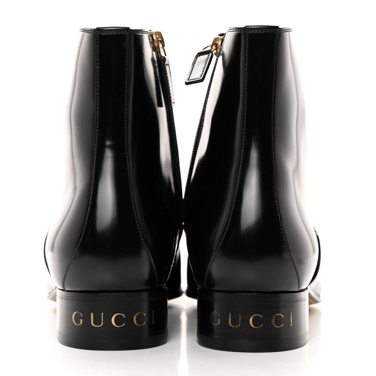 Gucci Cordovan Lux Mens Granada Kid Boots 9 Black 4 of 12