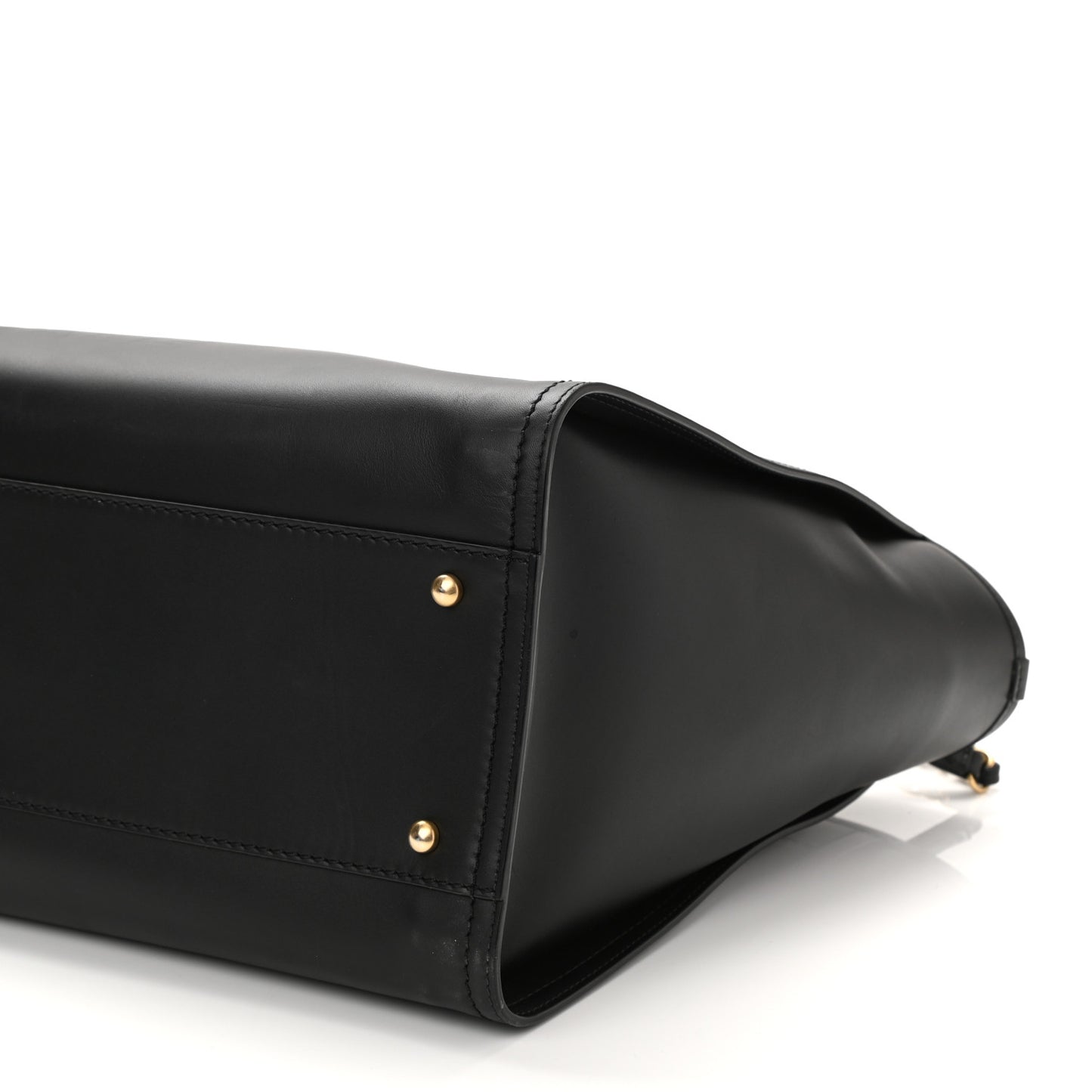 Calfskin Medium Deauville Tote Black