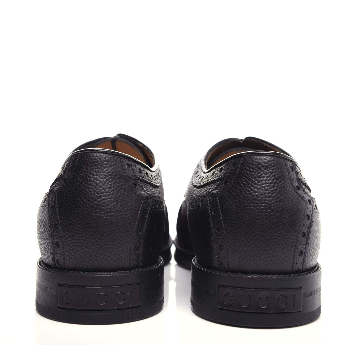 Calfskin Web Mens Queercore Brogue Derby Loafers 9 Black