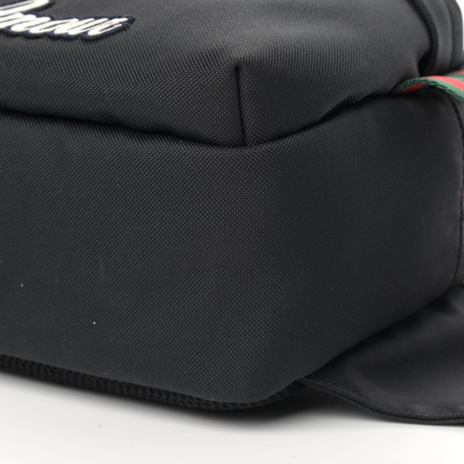 Gucci Techno Canvas Web L'Aveugle Par Amour Embroidered Belt Bag Black 10 of 13