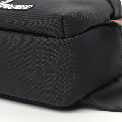 Gucci Techno Canvas Web L'Aveugle Par Amour Embroidered Belt Bag Black 10 of 13