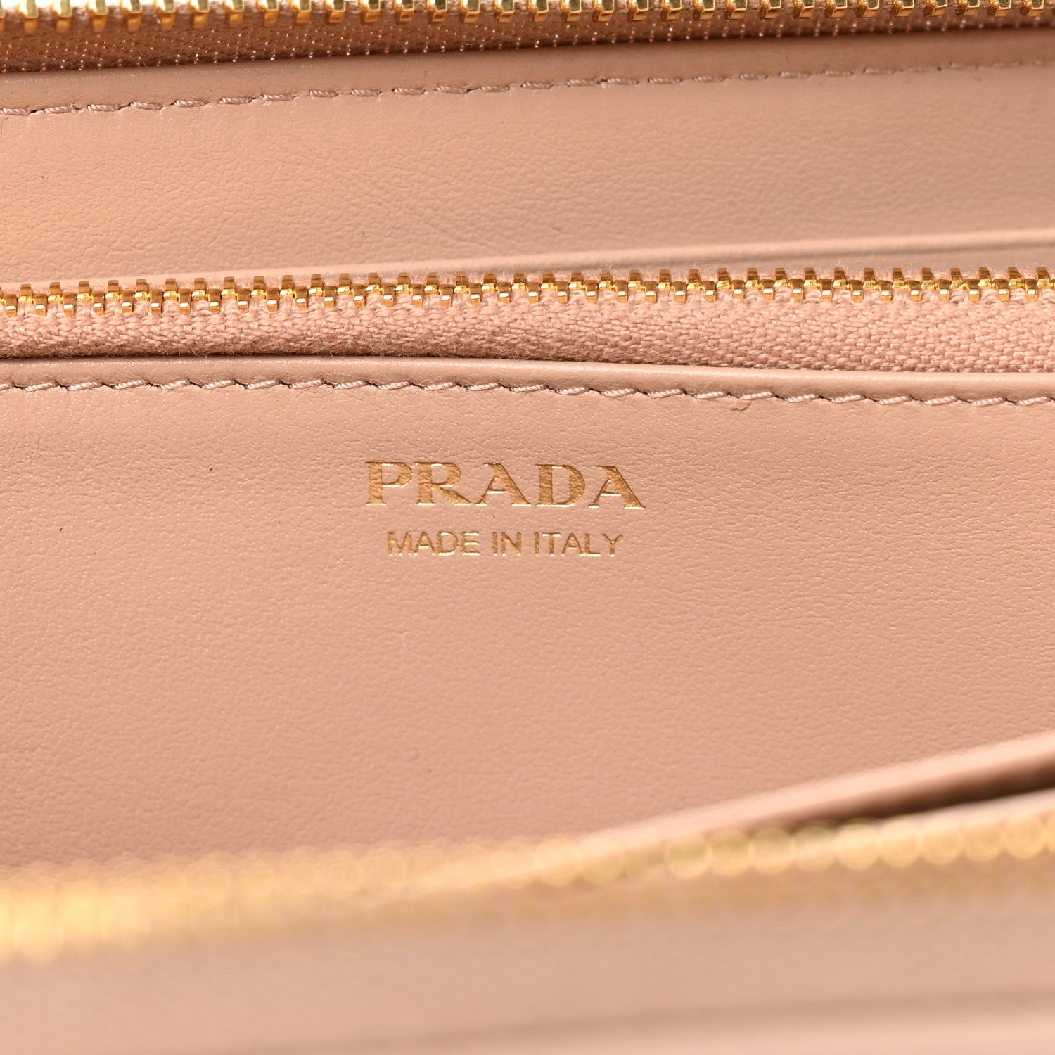 Prada Vitello Move Zip Around Wallet Cipria 5 of 6