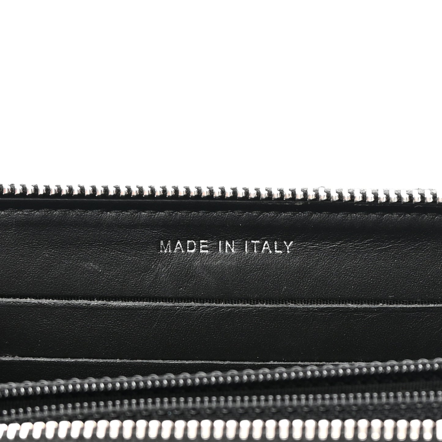 Lambskin Camellia Studded Medium Gusset Zip Around Wallet Black