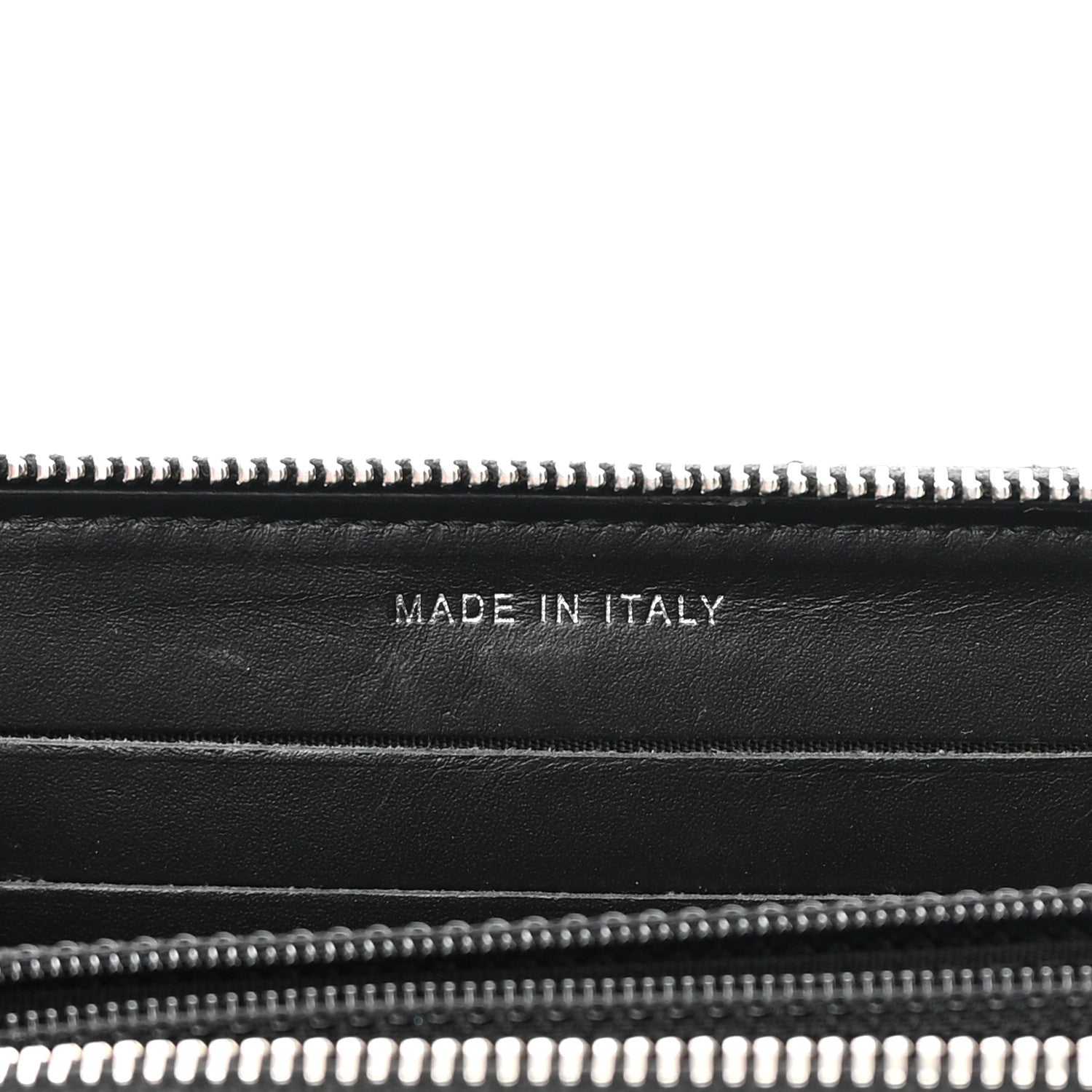 Chanel Lambskin Camellia Studded Medium Gusset Zip Around Wallet Black 7 of 12
