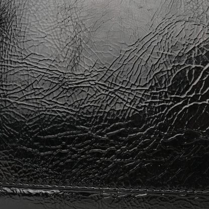 Fendi Patent Large Peekaboo Iconic Satchel Black 15 of 17