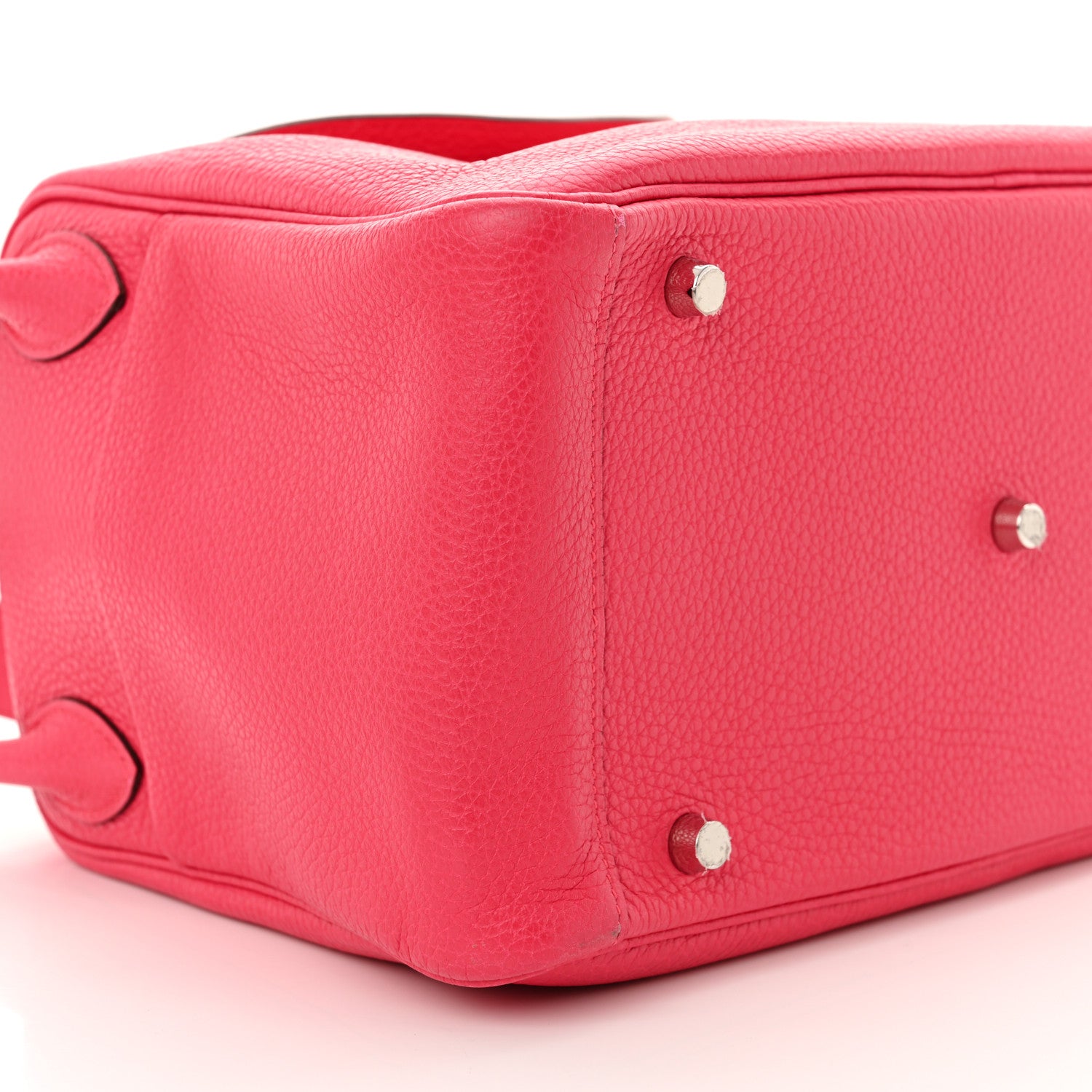 Hermes Taurillon Clemence Lindy 30  Rose Extreme 9 of 12