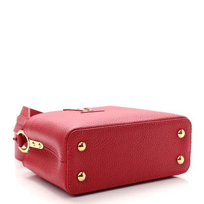 Louis Vuitton Taurillon Mini Capucines Scarlet 4 of 10