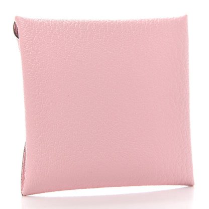 Hermes Chevre Mysore Bastia Coin Purse Rose Sakura 3 of 6