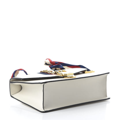 Gucci Calfskin Small Sylvie Shoulder Bag Off White 4 of 10