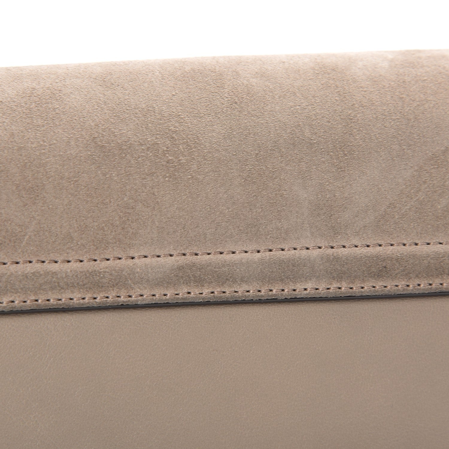 Chloe Suede Calfskin Small Faye Shoulder Bag Motty Grey 8 of 8