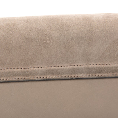 Chloe Suede Calfskin Small Faye Shoulder Bag Motty Grey 8 of 8