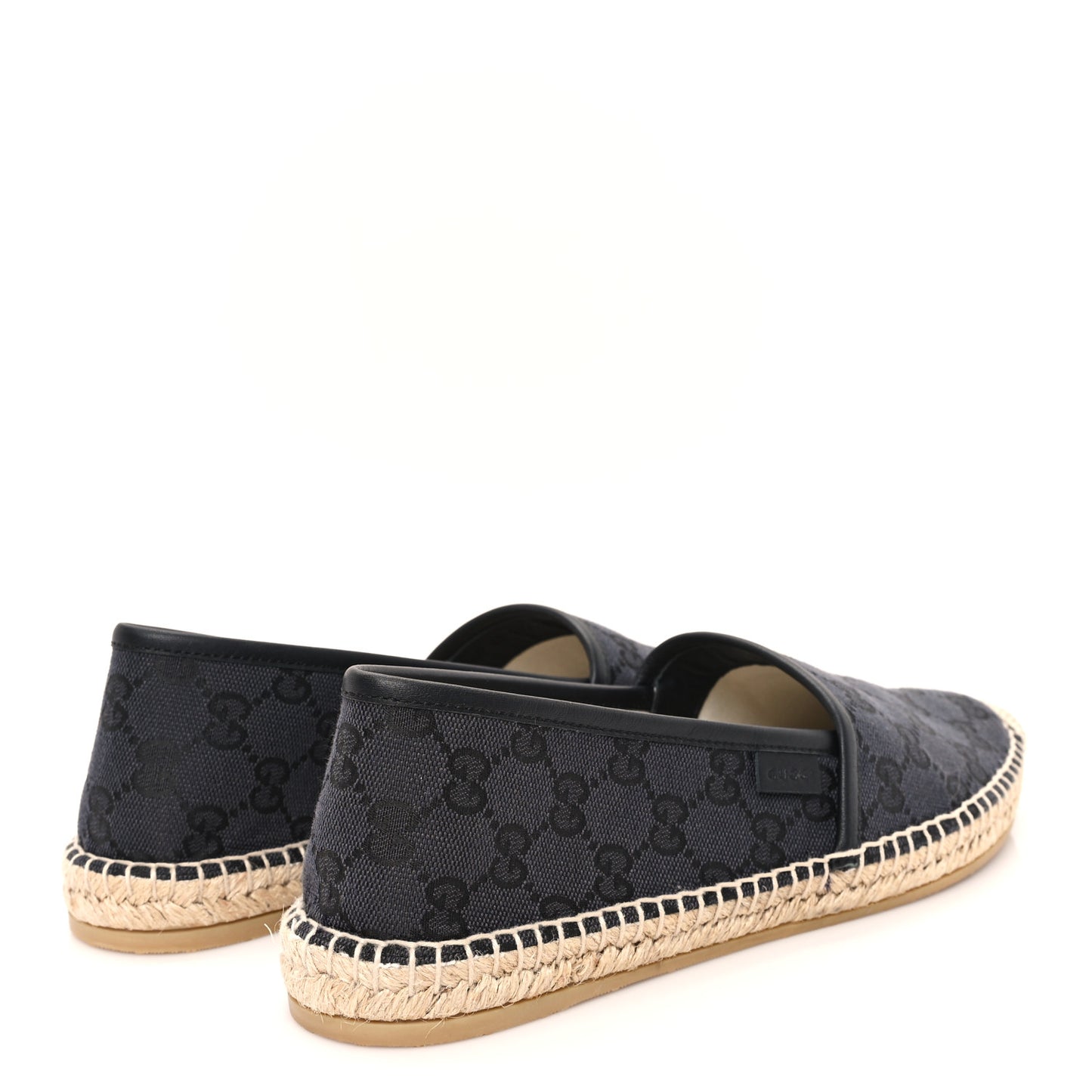 Monogram Espadrilles 40 Black