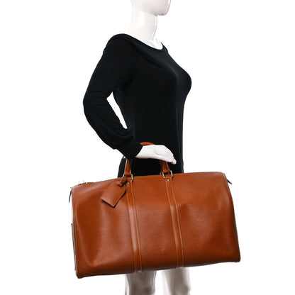 Louis Vuitton Epi Keepall 50 Cipango 2 of 13