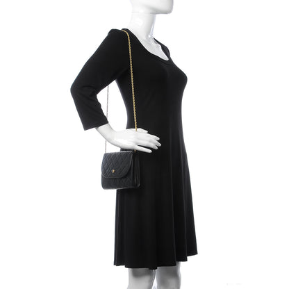 Chanel Lambskin Quilted Mini Crossbody Black 2 of 8