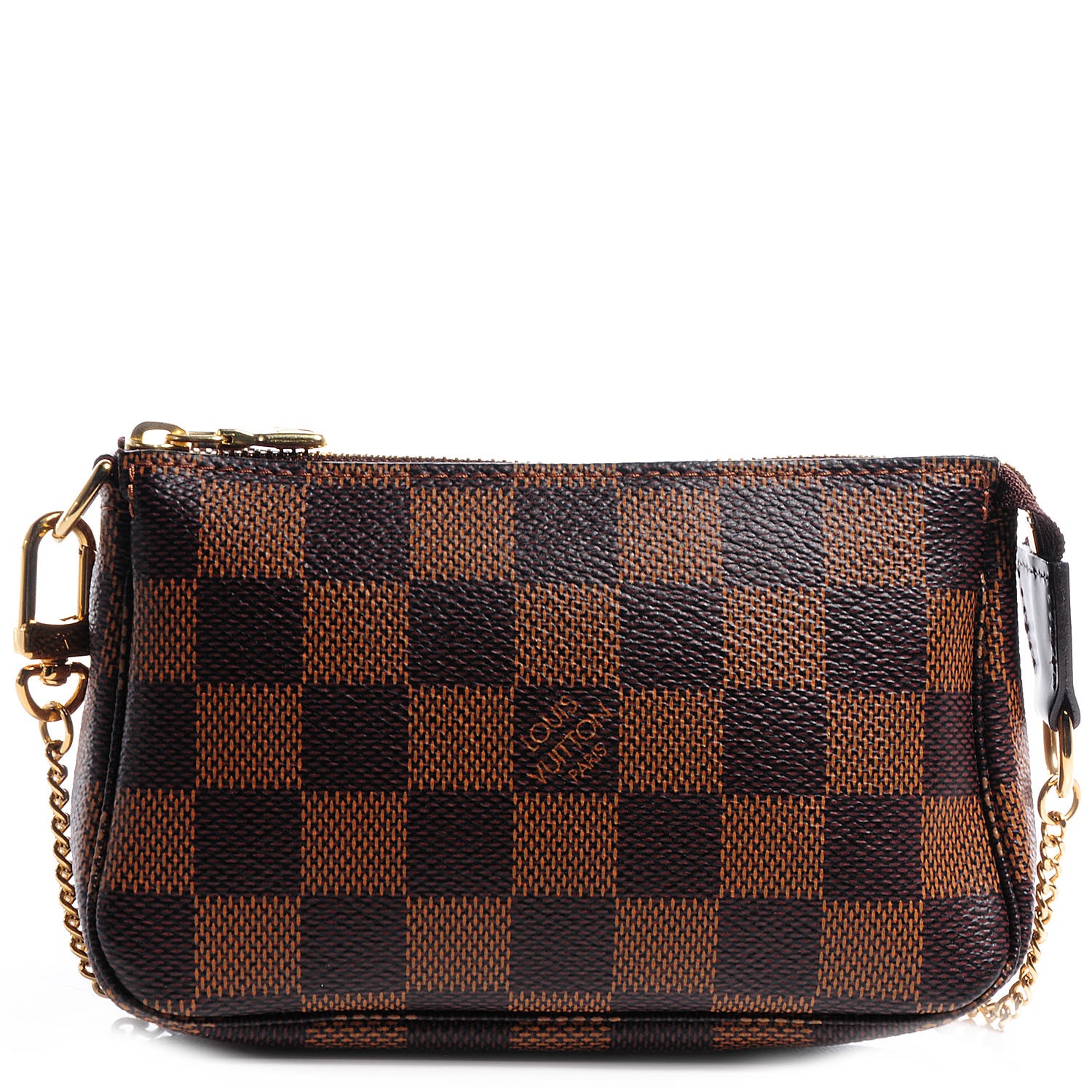 Louis Vuitton Damier Ebene Mini Pochette Accessories Bag 1 of 8