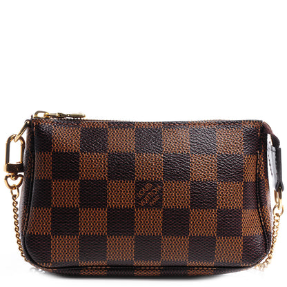 Louis Vuitton Damier Ebene Mini Pochette Accessories Bag 1 of 8