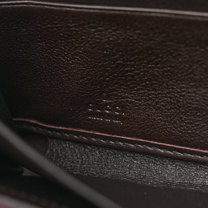 Gucci Guccissima Sukey Zip Around Wallet Dark Brown 6 of 7