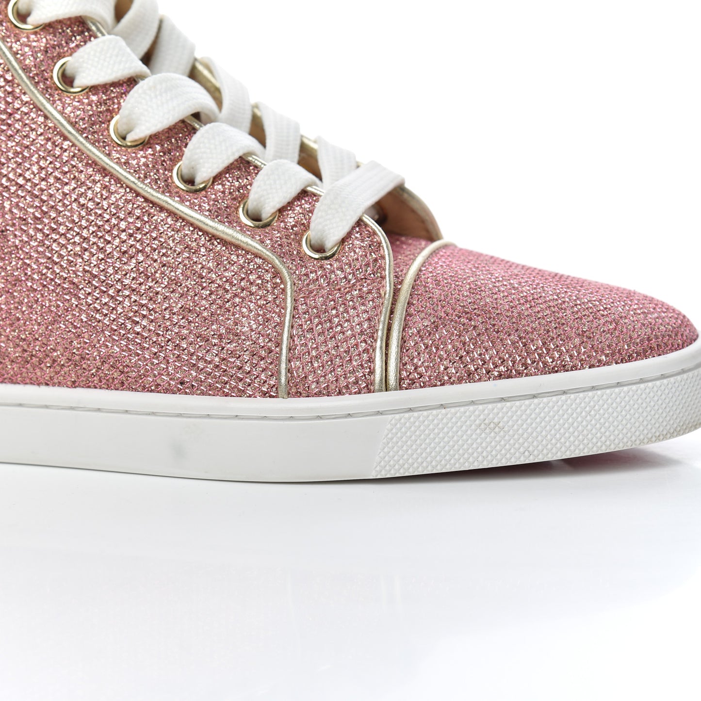 Glitter Womens Bip Bip Orlato Flat Sneakers 35.5 Poudre