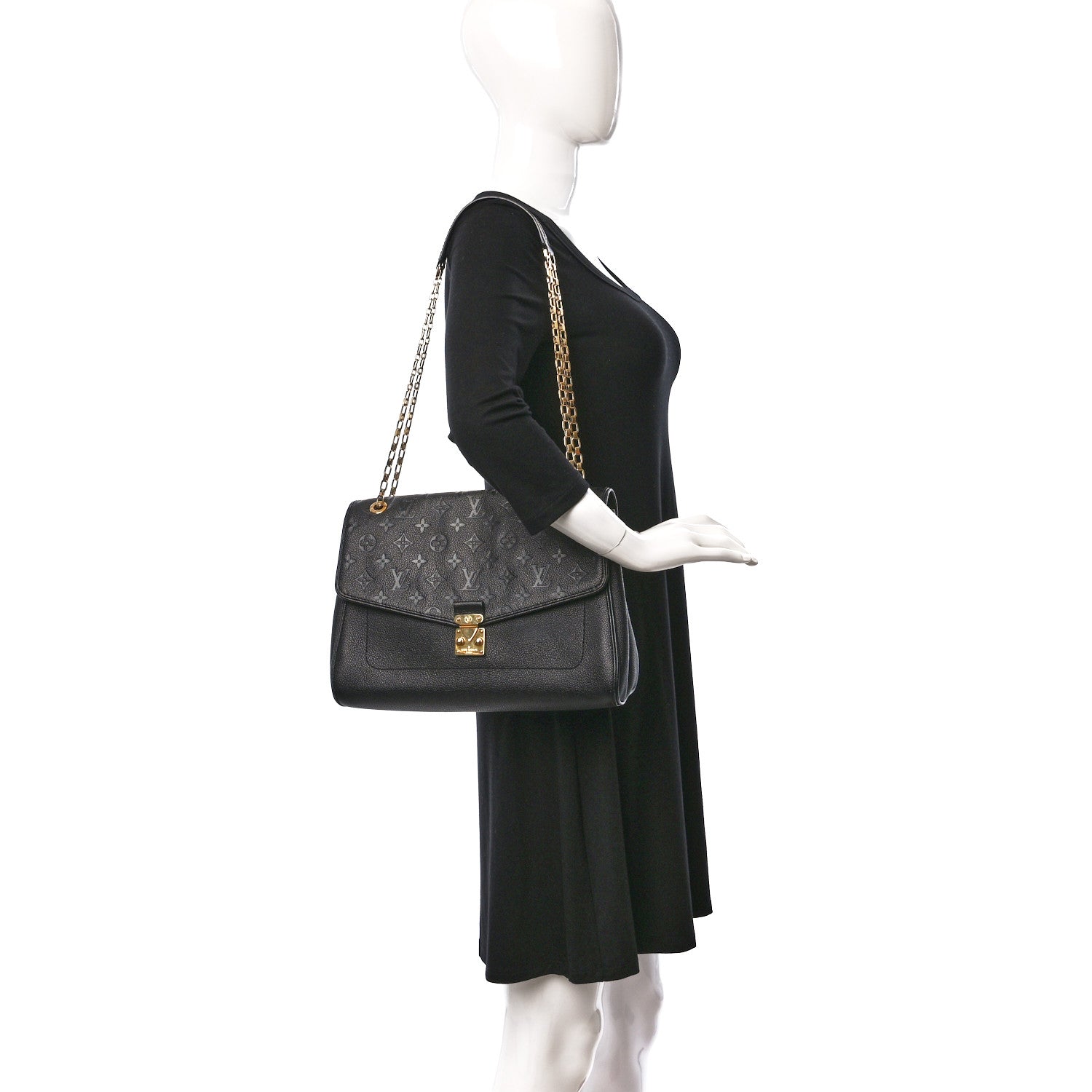 Louis Vuitton Empreinte Saint Germain MM Black 2 of 8