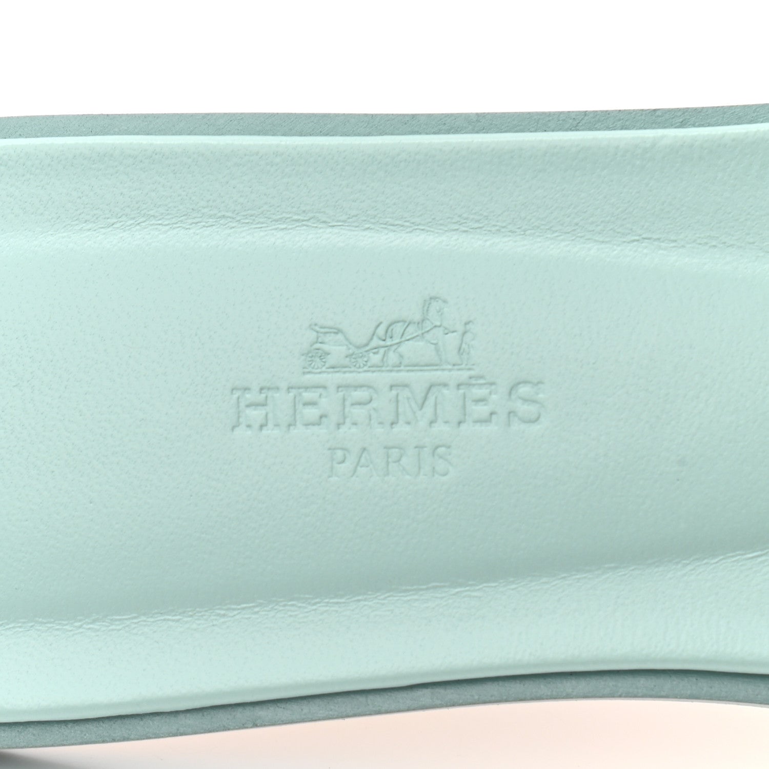 Hermes Epsom Oran Sandals 37 Vert Embrun 7 of 8