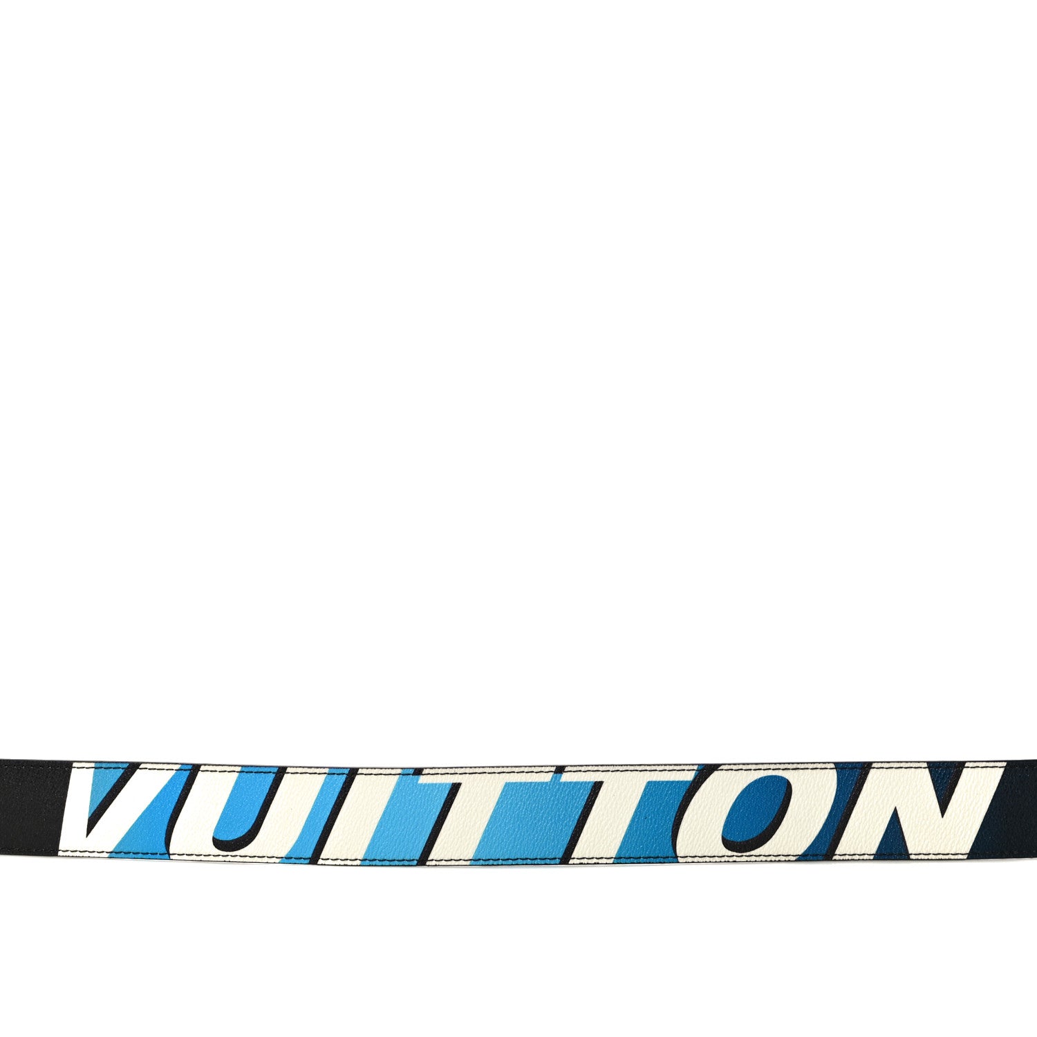 Louis Vuitton Canvas Bandouliere Shoulder Strap Black Bleu Digital 7 of 8