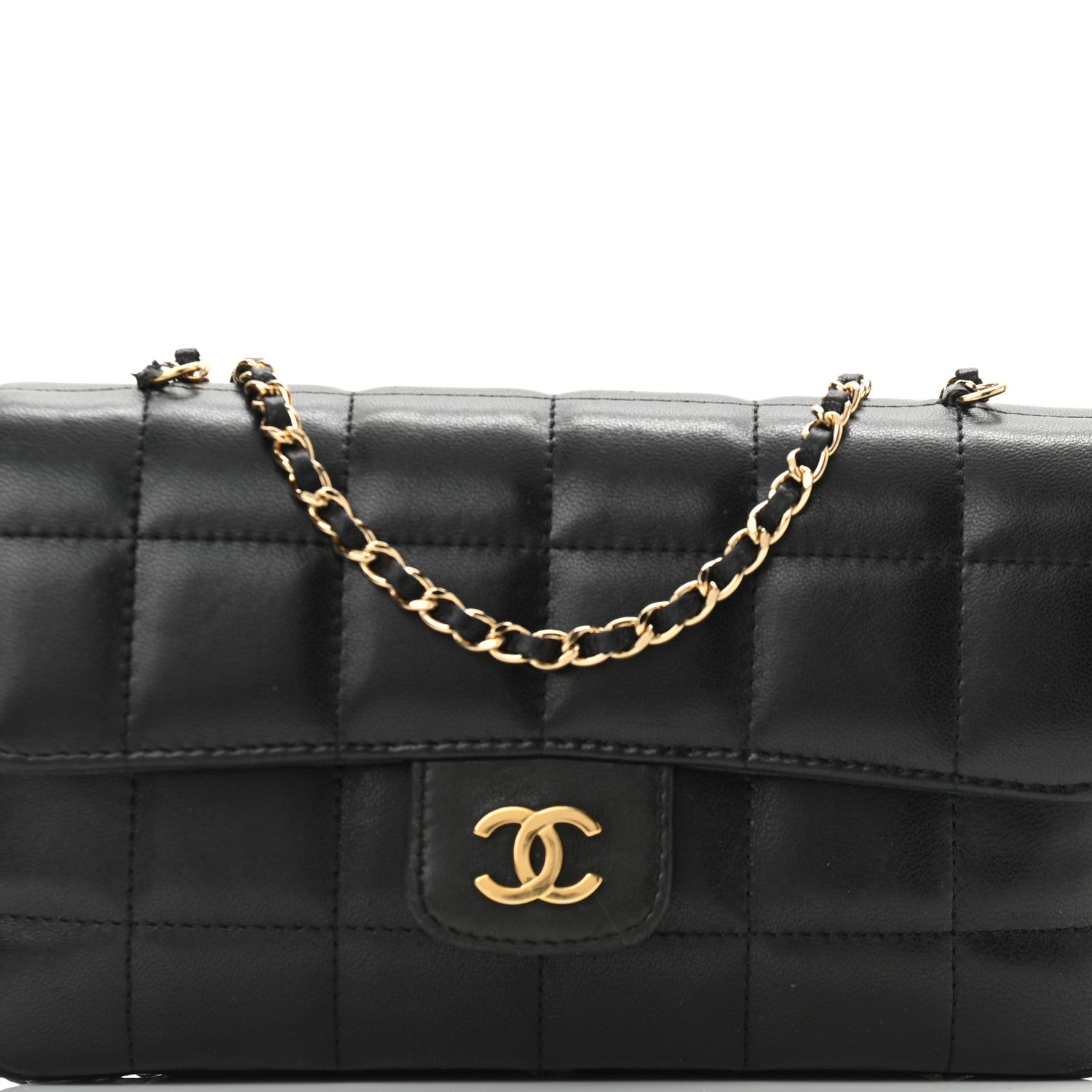 Chanel Lambskin Quilted Mini Chocolate Bar Flap Black 7 of 10